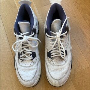 Jordan White and Navy Sneakers